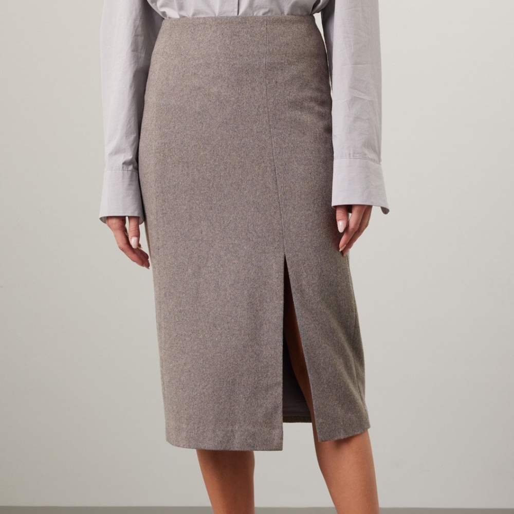 Marina Moscone x RTR Wool Midi Skirt, 6